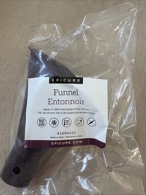Epicure Silicone Funnel - Black